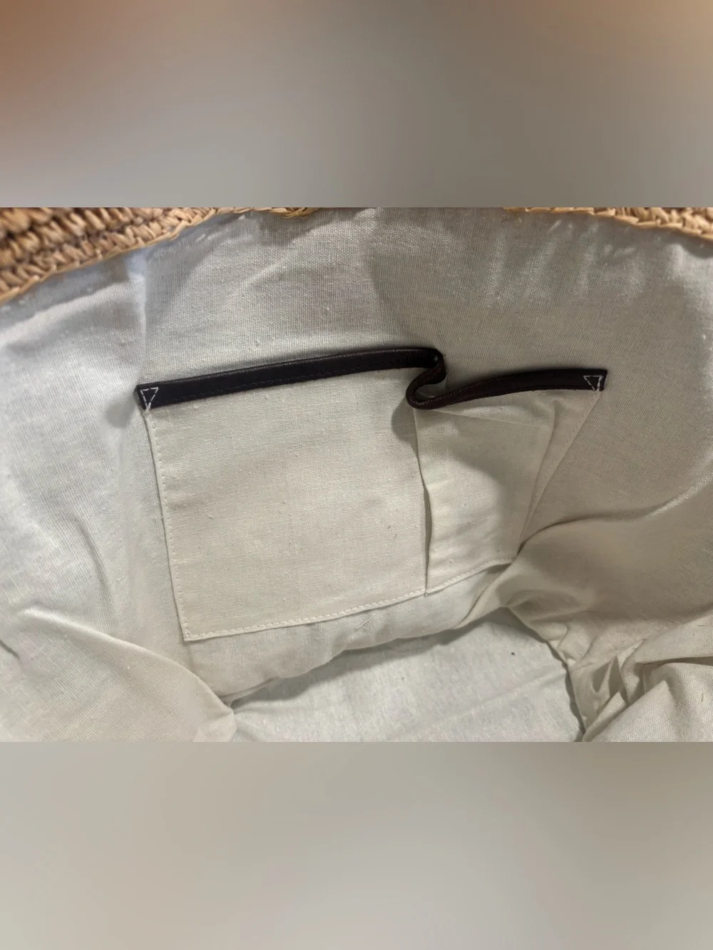 NWOT Flora Bella $265 Raffia Tote Bag